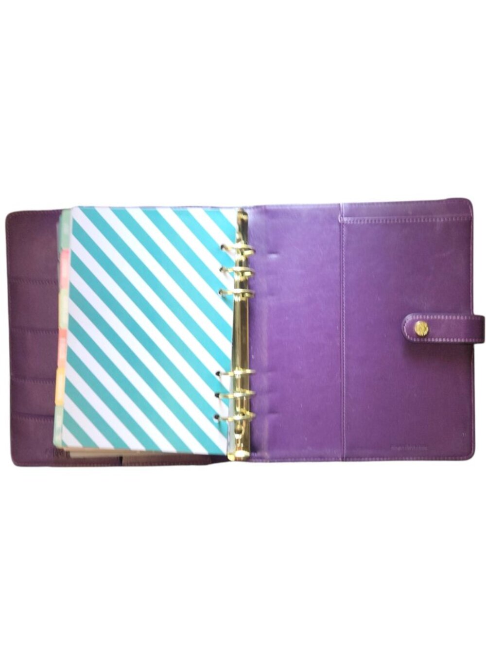 Simple Stories Carpe Diem A5 Planner 6 Rings w/Dividers & Inserts GRAPE - Picture 12 of 12